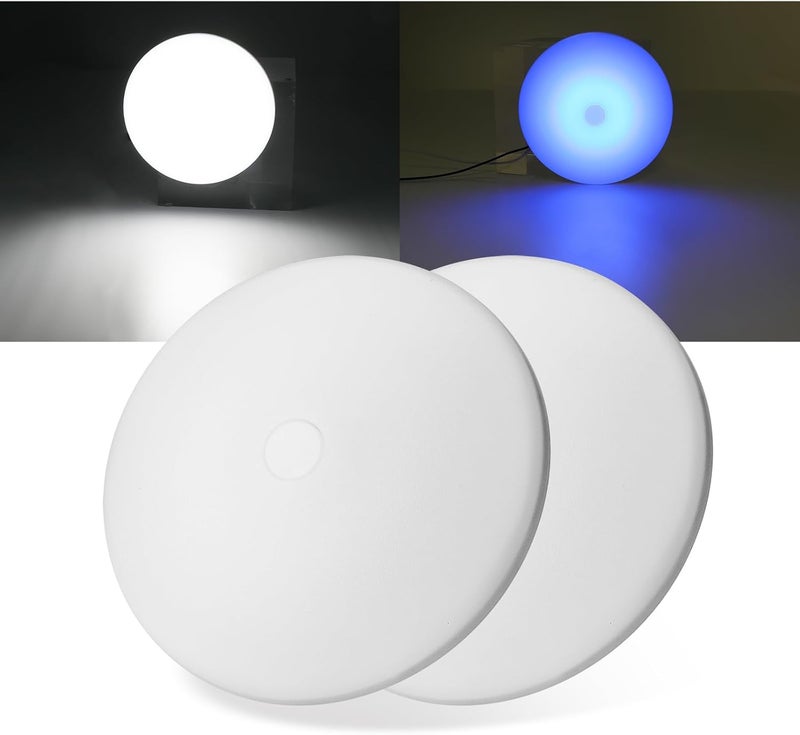 ULITECO RV Ceiling Light 12V, 4.5Inch RV Light Interior, Dimmable Puck Dome Lights for Motorhome Boat Trailer (Cool White 2Pack) - Image 1